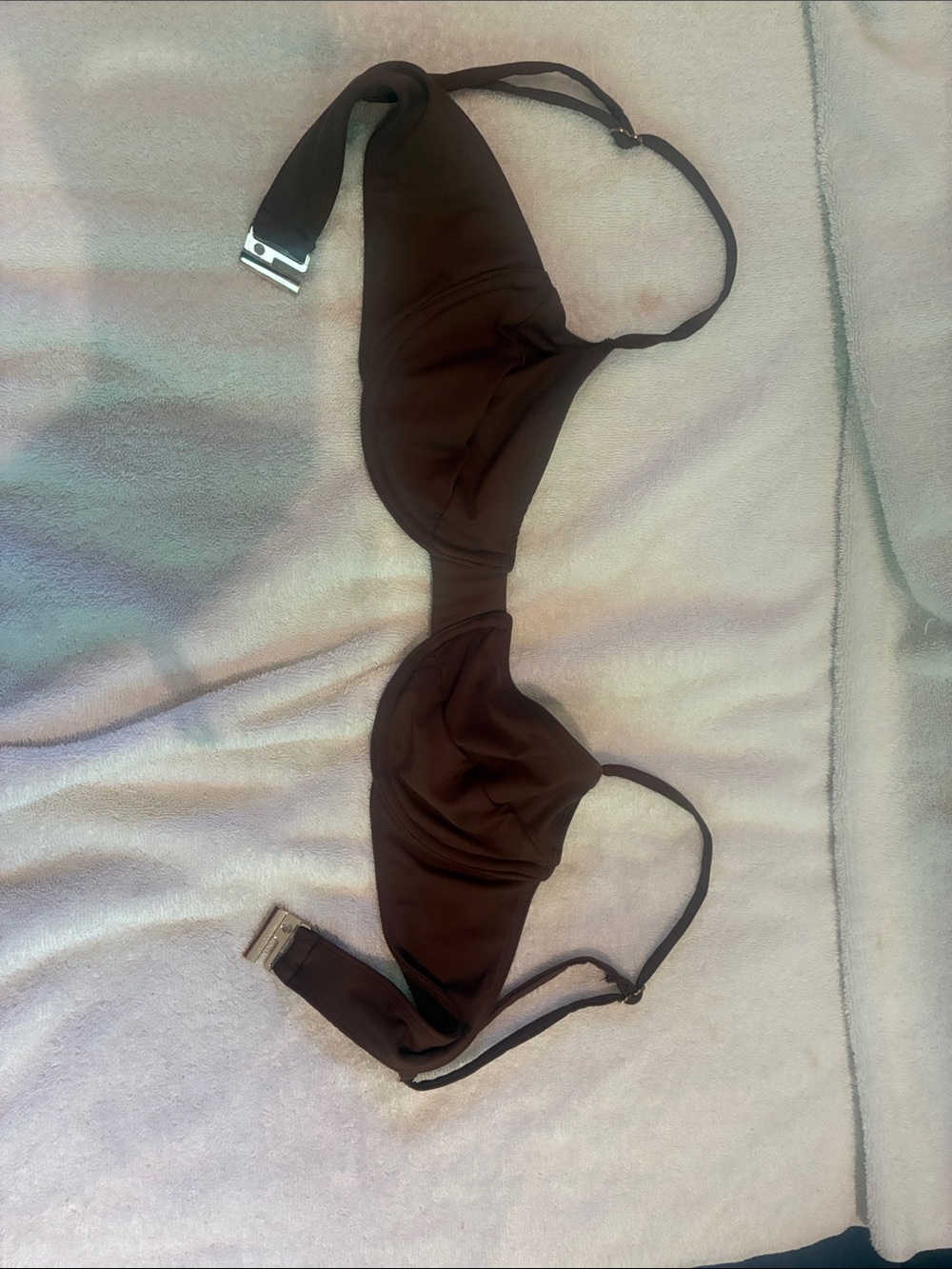 Riot Swim Chocolate Brown Underwire Bikini Top